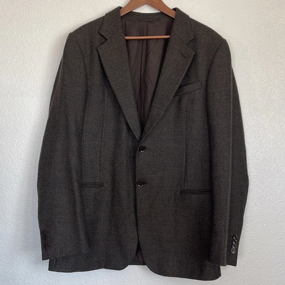 Armani Collezioni Charcoal Gray Blazer